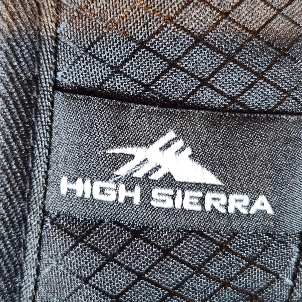 High Sierra Backpack‎ Black Travel School Bag Carry On Luggage Adjustable Straps